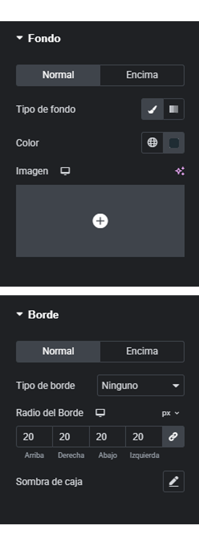 Carrusel fondo y borde